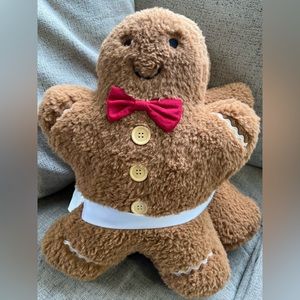 Cupcake and Cashmere Gingerbread Man Pillows